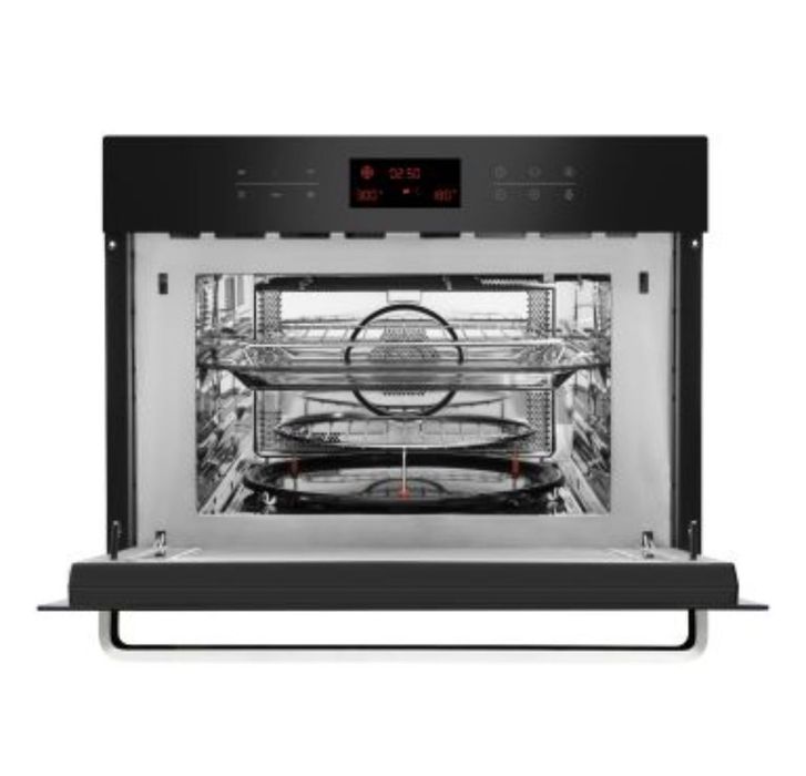Kompaktowy piekarnik z mikrofalą do zabudowy – Amica AMMB44E3GCB