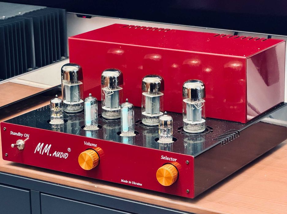 Ламповый 6П3С-Е (=6L6 Fender) push-pull, 2×22Вт NOS 1967, золото ВИДЕО