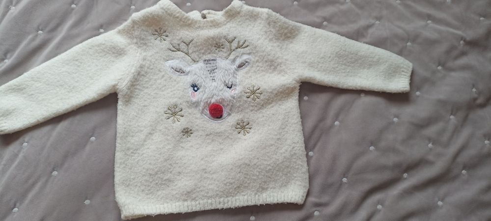 Sprzedam sweterek zimowy dla dziewczynki