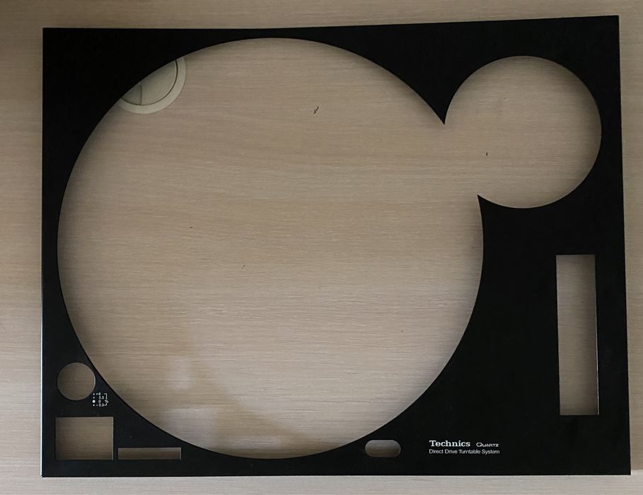 Накладка на technics sl1200/1210 (Faceplate; Metal Cover)