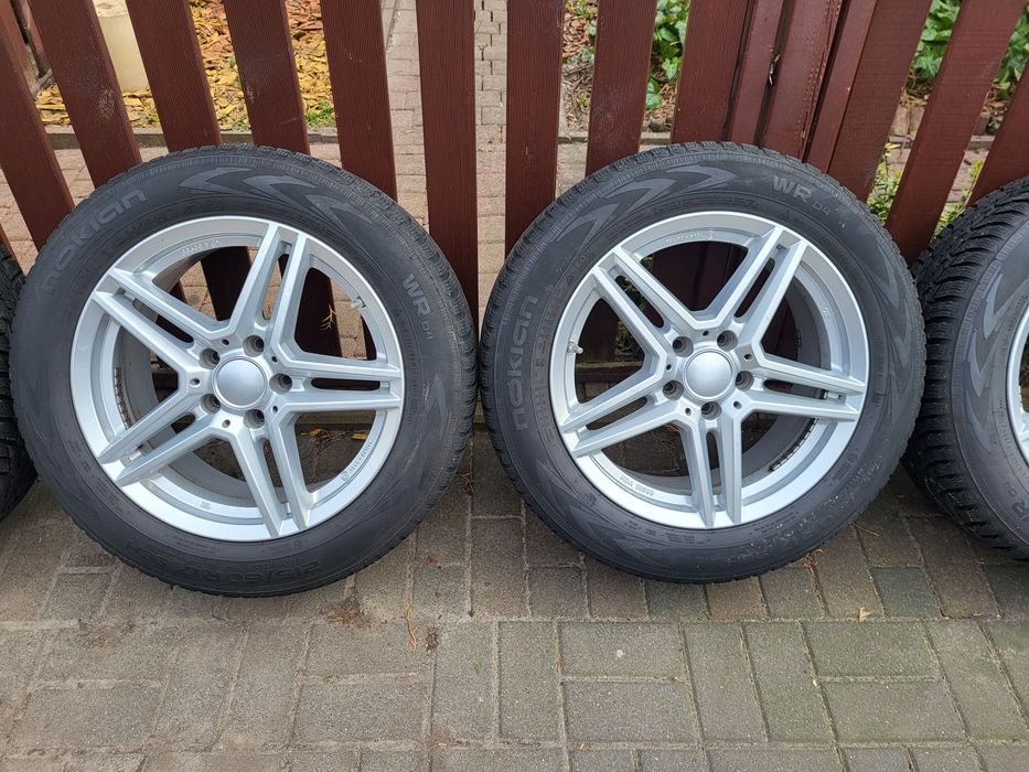 Felgi aluminiowe 17 cali do Mercedes z oponami 215/50R17