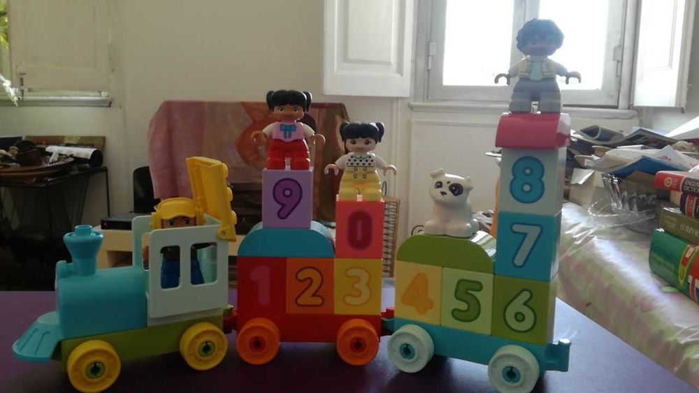 Comboio da Lego + bonecos