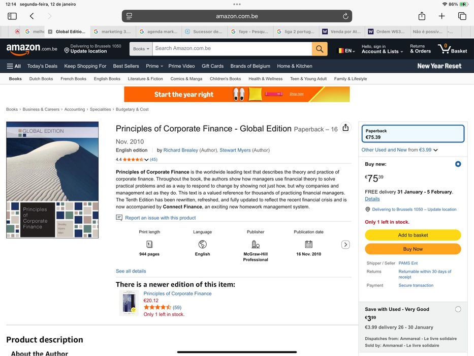 Livro Principles of Corporate Finance