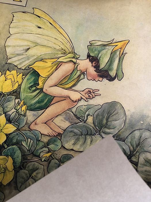 Retro Vintage - Flower Fairy/Harajuku Art - plakat papierowy (A3)