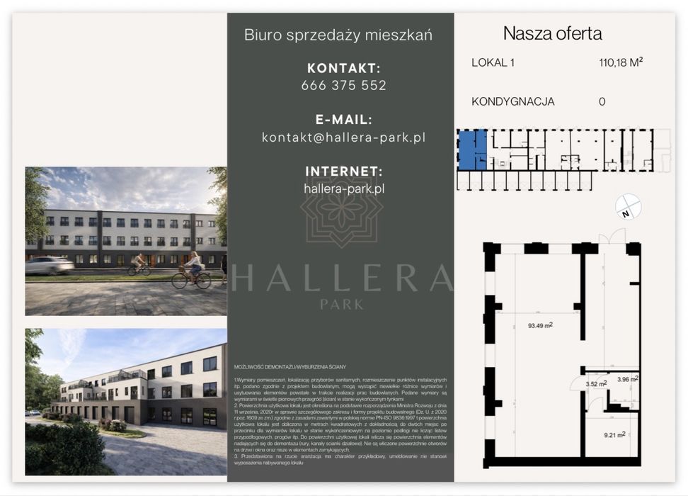 Lokal, mieszkanie ul. Hallera, 110m2 Tomaszow Mazowiecki