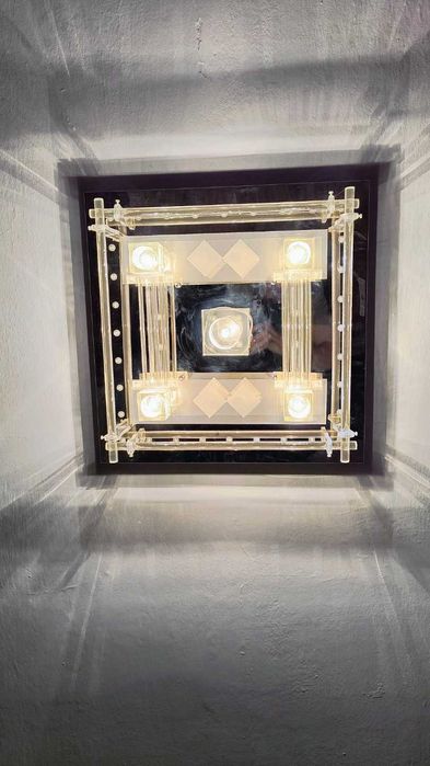 Lampa wisząca szklana