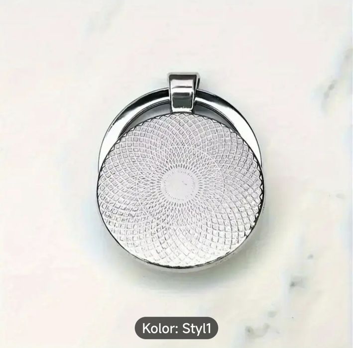 Szklany Mały brelok ochronny do kluczy z okiem proroka