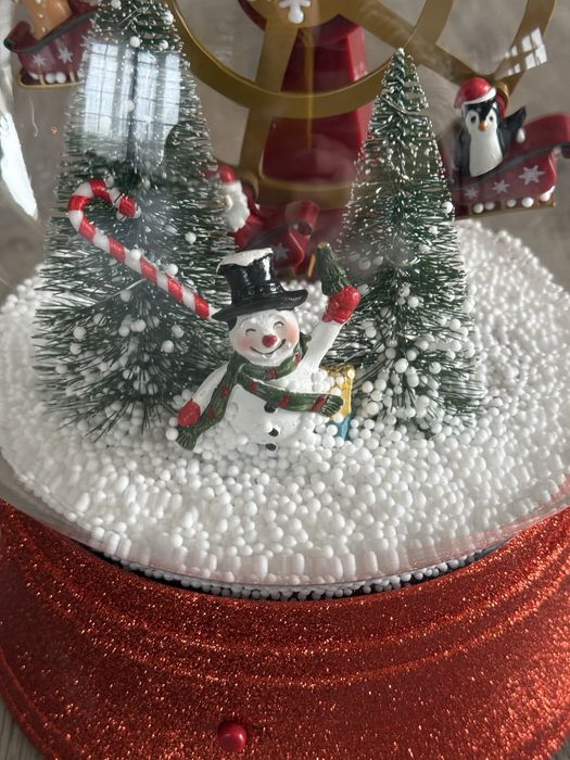 Bola de neve grande musical Natal