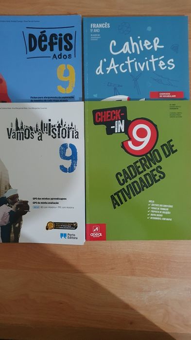 Cadernos fichas/atividades 7, 8 e 9 anos varias disciplinas