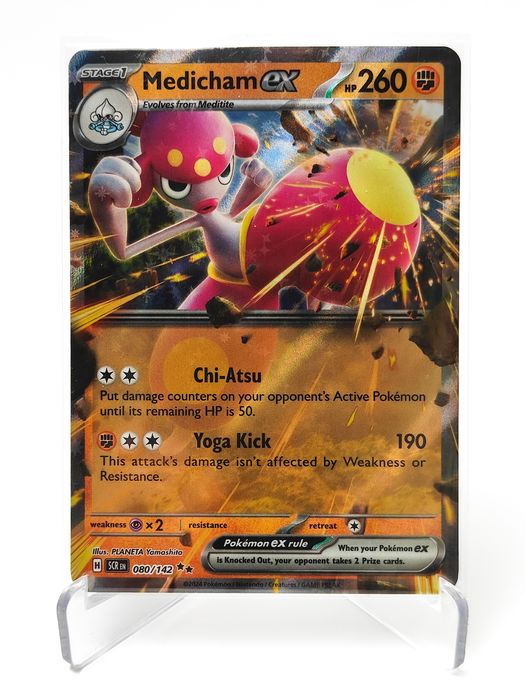 Medicham ex 080/142 karta pokemon Stellar Crown