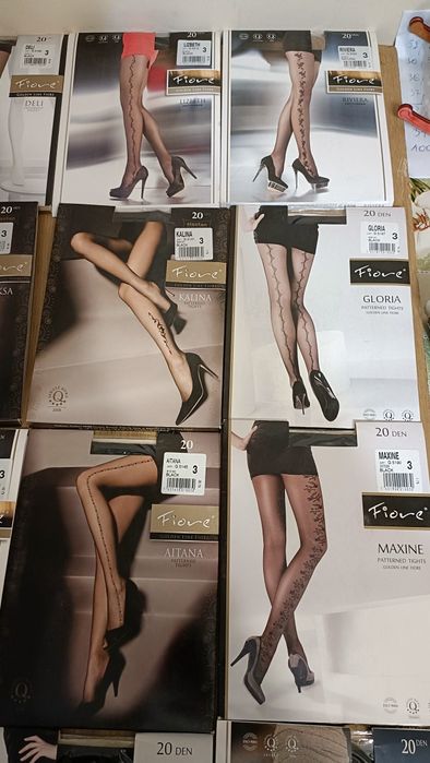 Rajstopy damskie lycra den 20 wzór