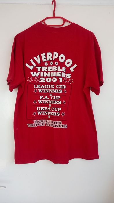 Koszulka używana Liverpool UEFA CUP 2001 pamiątkowa kolekcjonerska