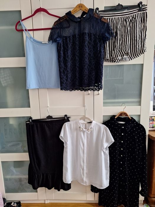 Zestaw ubrań M 38 L 40 eleganckie letnie Mohito Orsay Reserved HM Zara