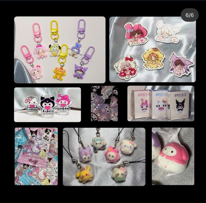 бокс з май мелоді сквіш брелки лего фіругки