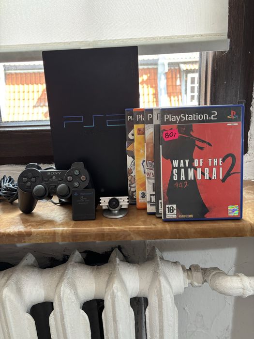 Sony PlayStation 2 Fat - zestaw z grami i Padem Okazja! Niesprawna