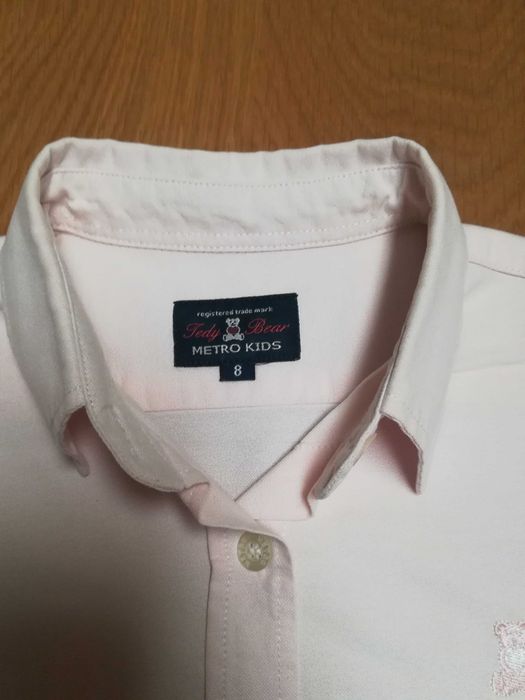 Camisa rosa metro kids