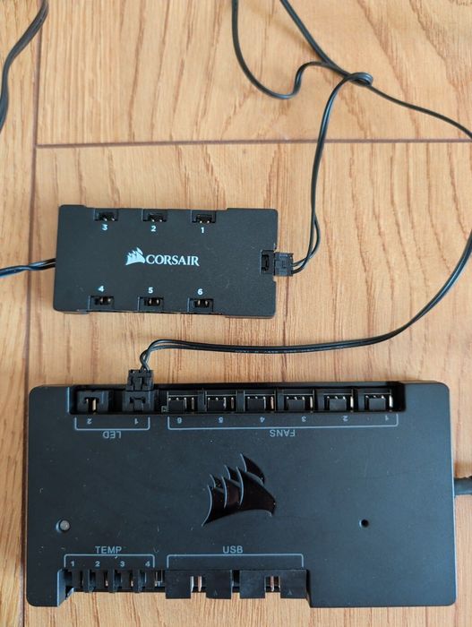 Corsair Commander PRO + Lighting Node PRO + RGB Fan Hub iCUE