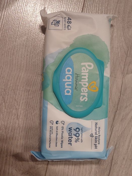 Chusteczki pampers harmonie aqua 2x48szt