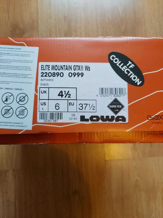 Małe Buty Lowa Elite Mountain GTX nowe rozmiar 37,5
