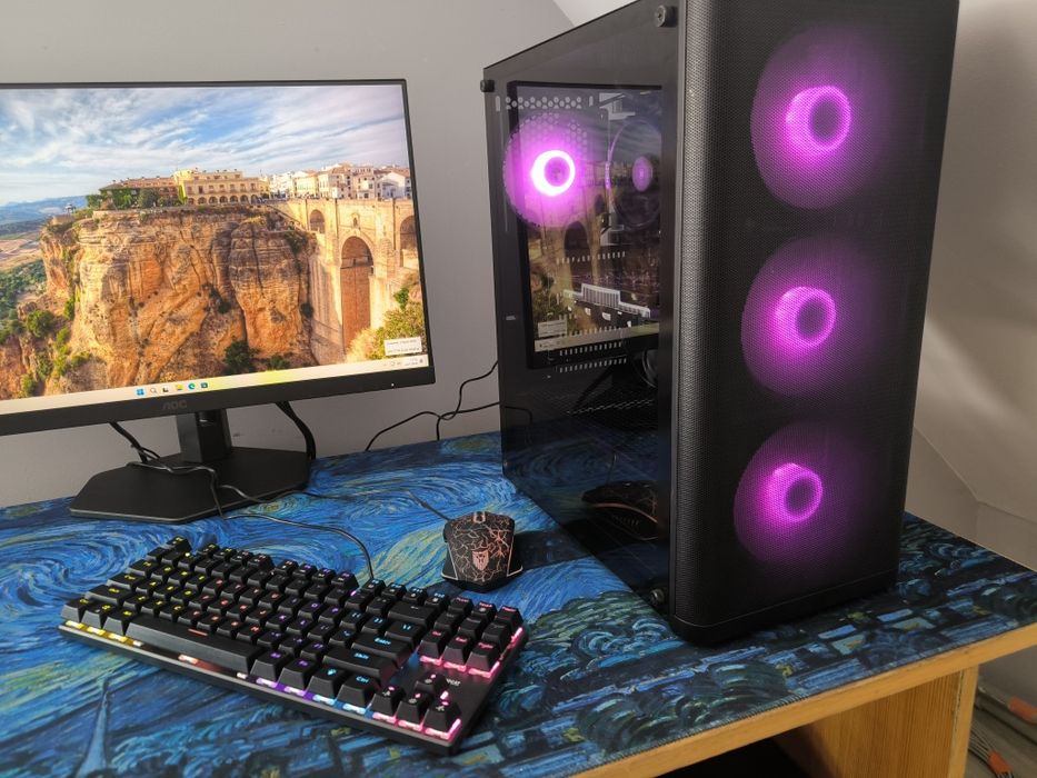 Komputer Gamingowy Ryzen 5 1600 | GTX 1050 Ti 4GB | 16GB RAM | SSD | Win11