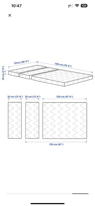 Дитяче ліжко IKEA SUNDVIK з матрацом