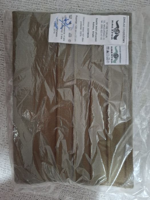 Szalik letni WP MON wojskowy kolor khaki.