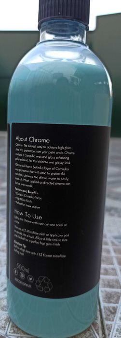 Cera de Alto Brilho em Spray - CHROME -  EZ Car Care