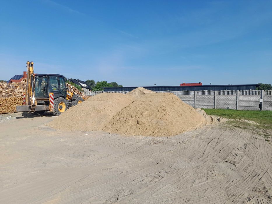 Sprzedaż ziemi, piachu, żwiru, kruszywa, suchego betonu z transportem