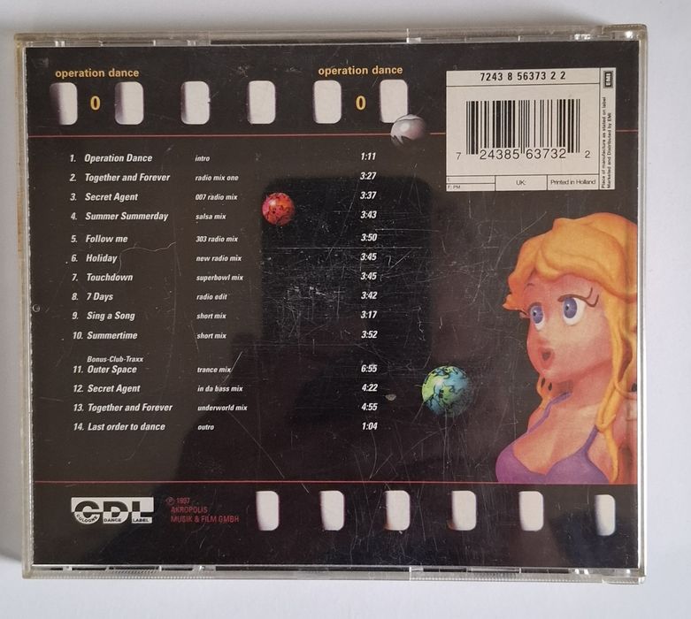 Captain Jack Operation Dance CD