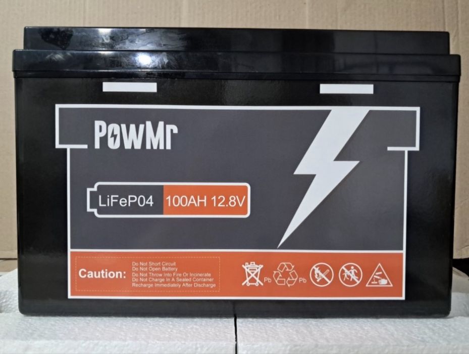 Акумулятор LiFePO4 PowMr 12,8V 100Ah 1280Wh
