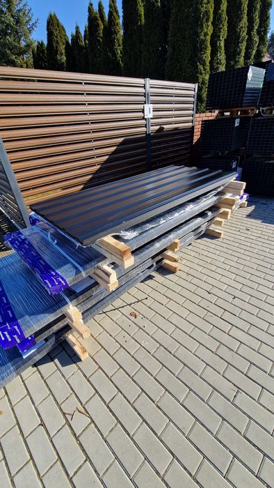 Blacha trapezowa T-18S czarny połysk RAL9005 obustronny - OD RĘKI!!!