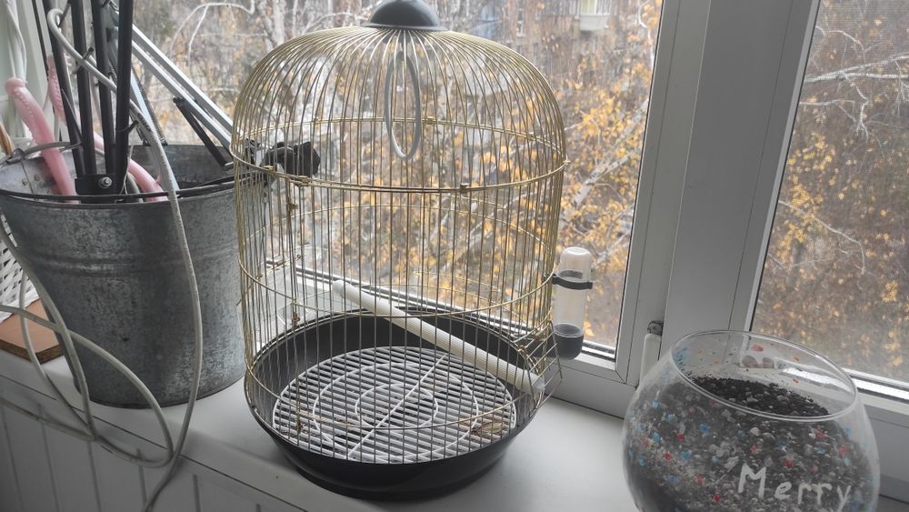 Клітка для пташок кругла 35х45
