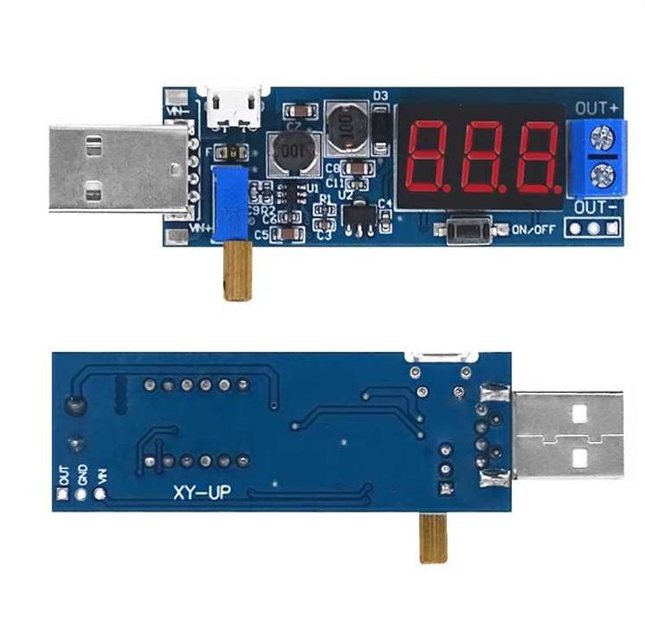 USB підвищуючий/зменшуючий модуль живлення DC-DC 5 В до 3,5 В/12 В