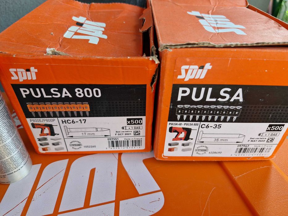 Spit Pulsa 800 P+ gwoździe