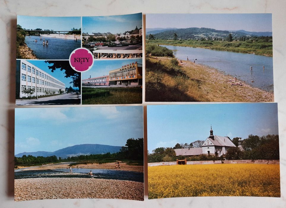 Widoki Małopolski na 24 pocztówkach KAW z czasów PRL