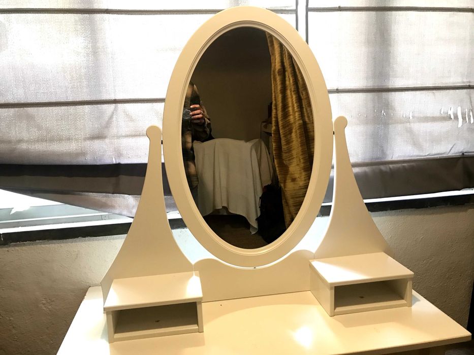 ESPELHO para TOUCADOR IKEA branco. Impecável