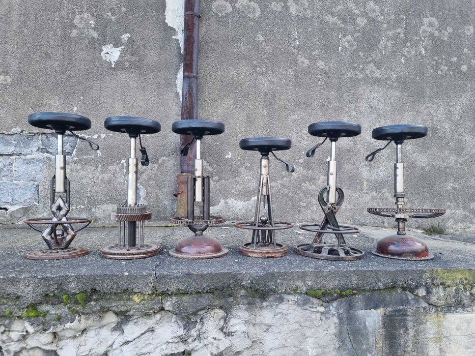 Hokery krzesła barowe zestaw 6szt