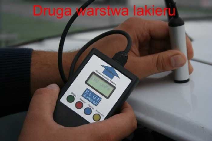 Profesjonalny Miernik czujnik tester grubości lakieru.