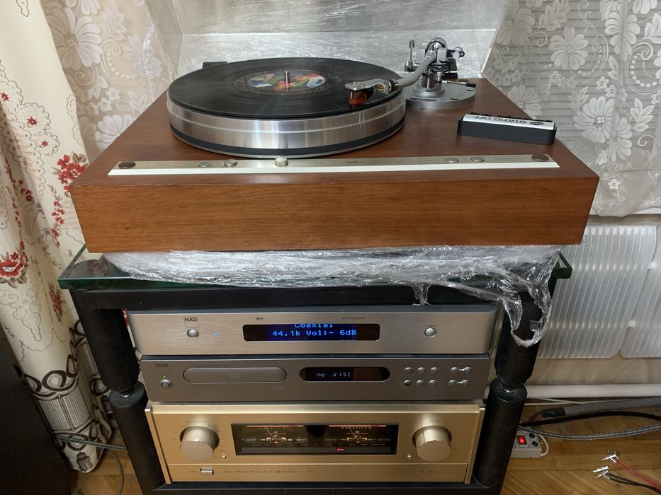 Виниловый LP проигрыватель Micro seiki BL99 с вакуумным прижимом