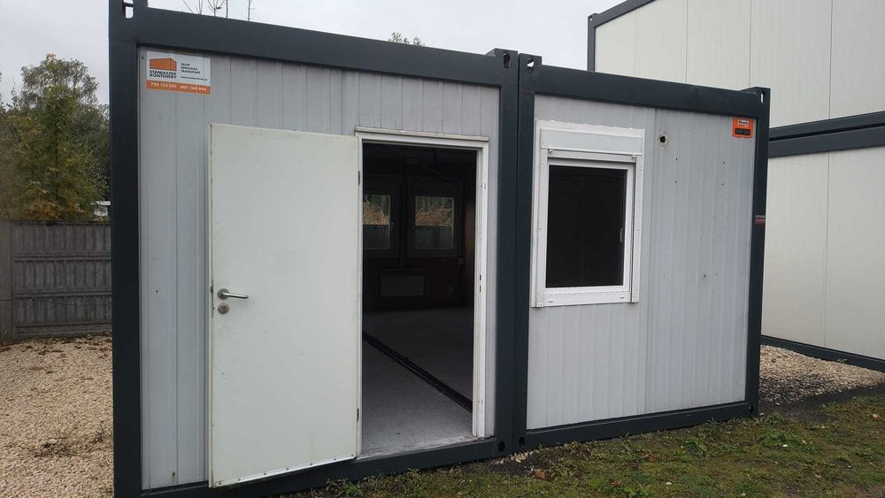 Kontener Duo 6m/5m Socjalny Mieszkalny Biurowy Działka