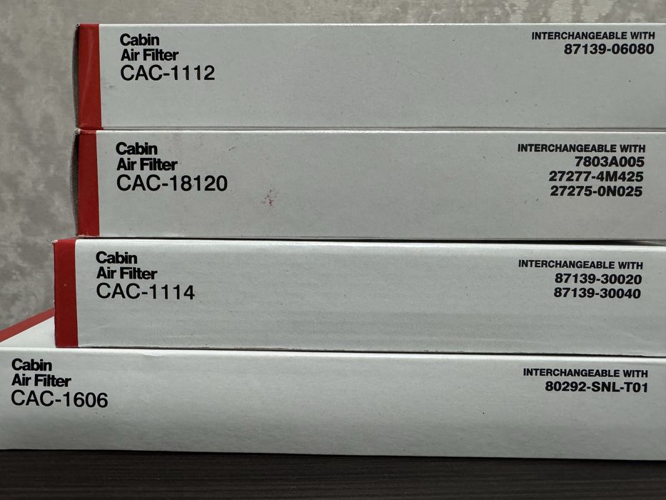 Фільтр салону Хонда, Тойота та Ніссан