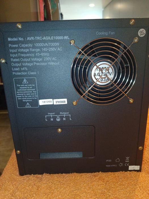 Estabilizador automático tensão