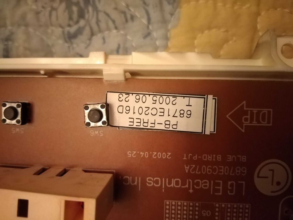 Placa principal para máquina lavar roupa LG