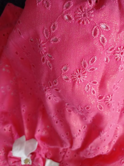 Sukienka 86-92 święta komunia wesele wizytowa błyszcząca