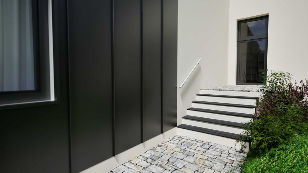 Poręcz do schodów Secura Wall zewnętrzna/wewnętrzna