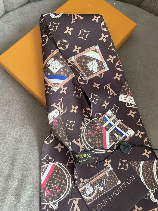 Apaszka twilly Louis Vuitton jedwab nowa monogram Lv