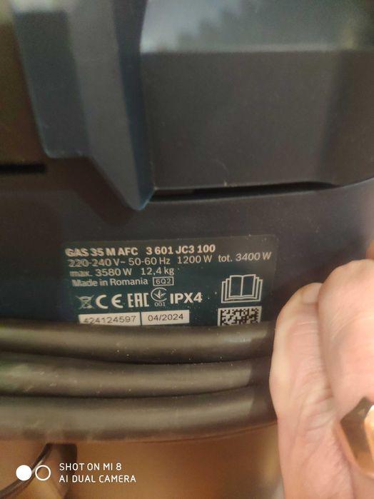 Будівельний пилосос Bosch GAS 35 M AFC Professional