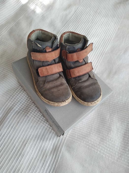 Trzewiki skórzane, dziecięce Mido noster, r.28