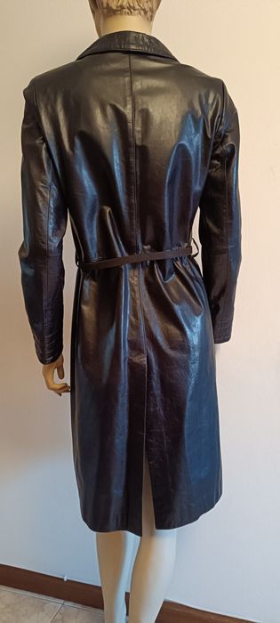 Casaco comprido. Pele Genuína. Tiffosi. M