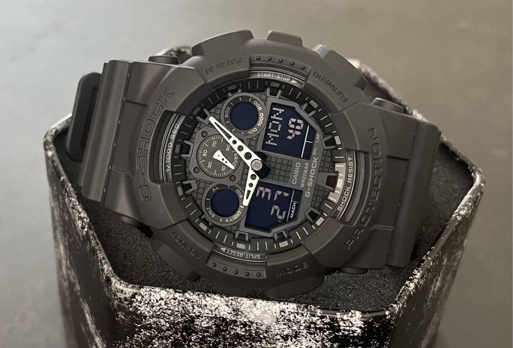 Годинник тактичний Casio G-Shock GA-100-1A1 новий оригінал джи шок